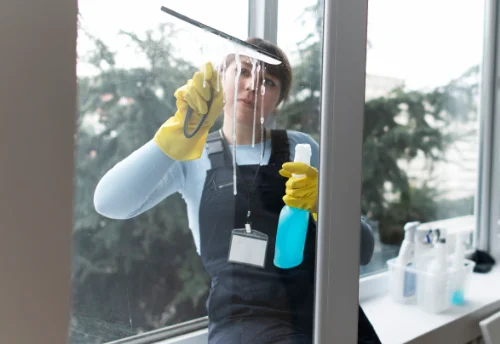 Nettoyage de vitres intérieures et extérieures à Poids-de-Fiole